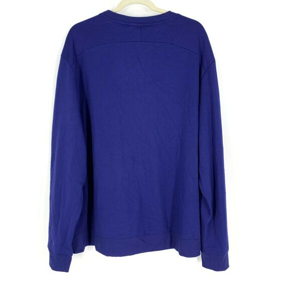 All in Motion Medium Ponte Crew Neck Sweatshirt Indigo Blue NWT - Picture 3 of 8